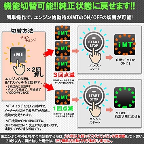 iMTスイッチ操作方法